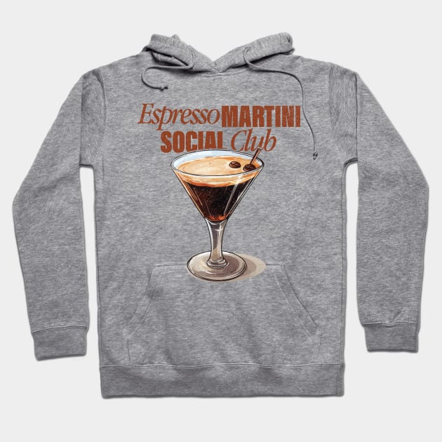 Espresso Martini Social Club Hoodie by Depot33